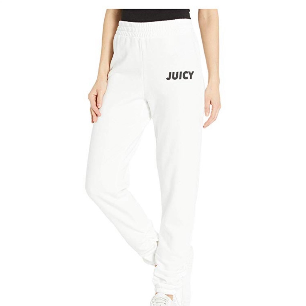 Juicy Couture White Track Pants